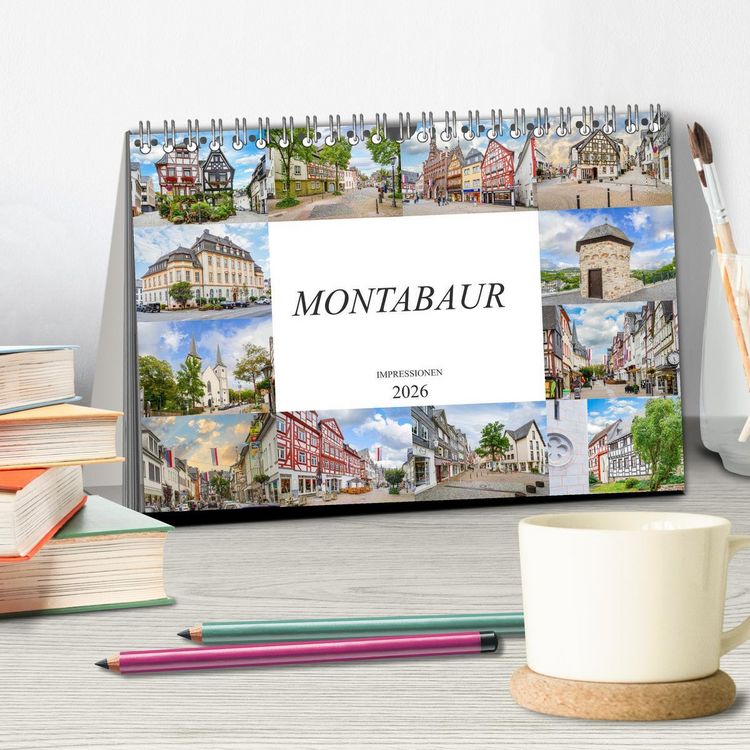 Produktbild: Montabaur Impressionen (Tischkalender 2026 DIN A5 quer), CALVENDO Monatskalender