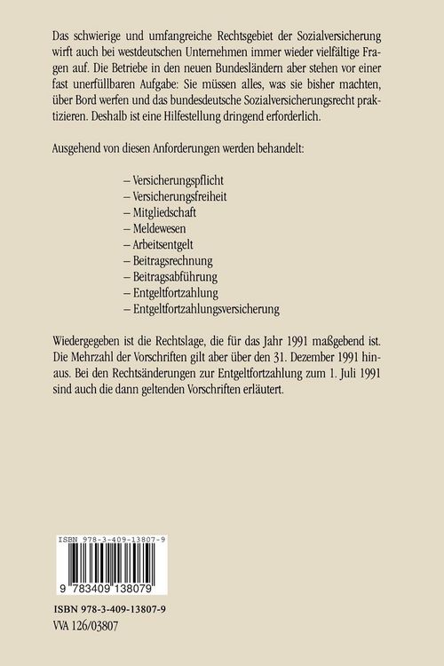 Produktbild: Das Sozialversicherungsrecht aus Sicht der Betriebe