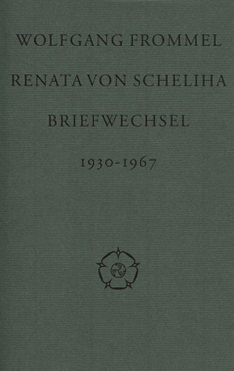 Produktbild: Wolfgang Frommel und Renata von Scheliha. Briefwechsel