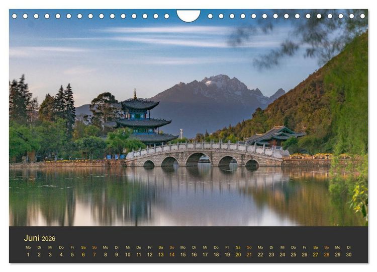 Produktbild: Yunnan - Magische Orte (Wandkalender 2026 DIN A4 quer), CALVENDO Monatskalender