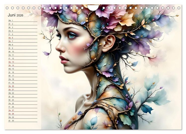 Produktbild: Waldgeborene Eleganz (Wandkalender 2026 DIN A4 quer), CALVENDO Monatskalender