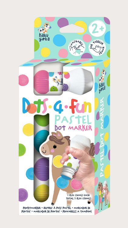 Produktbild: HAKUYOKA - 5 Punktmarker pastell