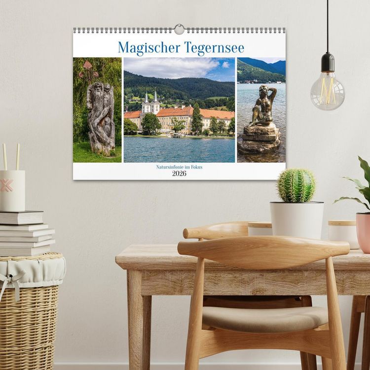Produktbild: Magischer Tegernsee (Wandkalender 2026 DIN A3 quer), CALVENDO Monatskalender