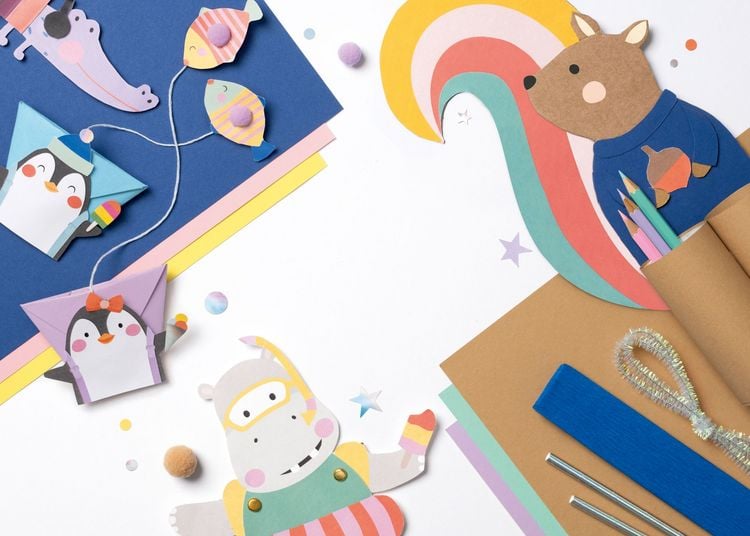 Produktbild: FOLIA&reg; Kreativ Box Happiness Safari