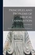 Produktbild: Principles and Problems of Biblical Translation