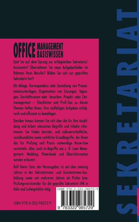 Produktbild: Office-Management Basiswissen