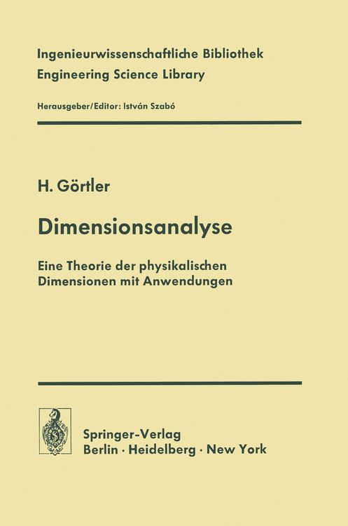 Produktbild: Dimensionsanalyse