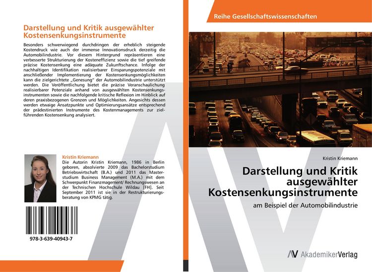 Produktbild: Darstellung und Kritik ausgew&auml;hlter Kostensenkungsinstrumente