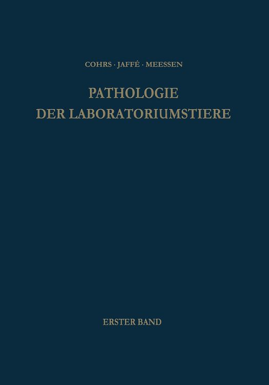 Produktbild: Pathologie der Laboratoriumstiere