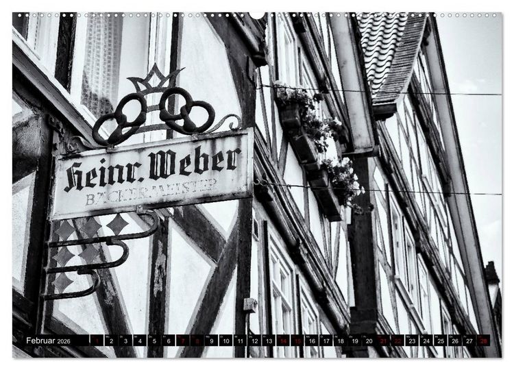 Produktbild: Ein Blick auf Homberg an der Efze (hochwertiger Premium Wandkalender 2026 DIN A2 quer), Kunstdruck in Hochglanz