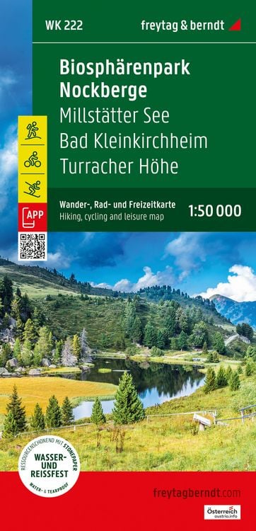 Produktbild: Biosphärenpark Nockberge, Wander-, Rad- und Freizeitkarte 1:50.000, freytag & berndt, WK 222