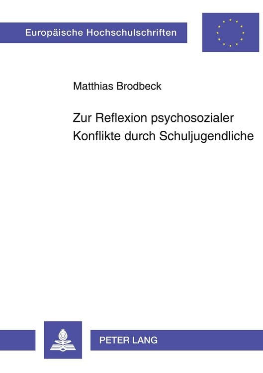 Produktbild: Zur Reflexion psychosozialer Konflikte durch Schuljugendliche