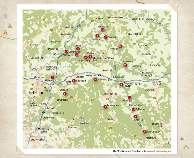 Produktbild: Hohenlohe. Wandern f&uuml;r die Seele