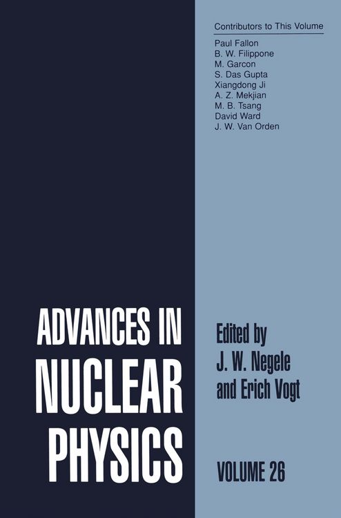 Produktbild: Advances in Nuclear Physics