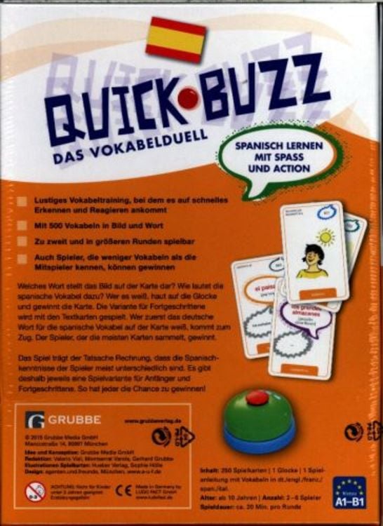 【送料無料/新品】 Das - BUZZ QUICK Vokabelduell Spanisch - Spanisch - 学習