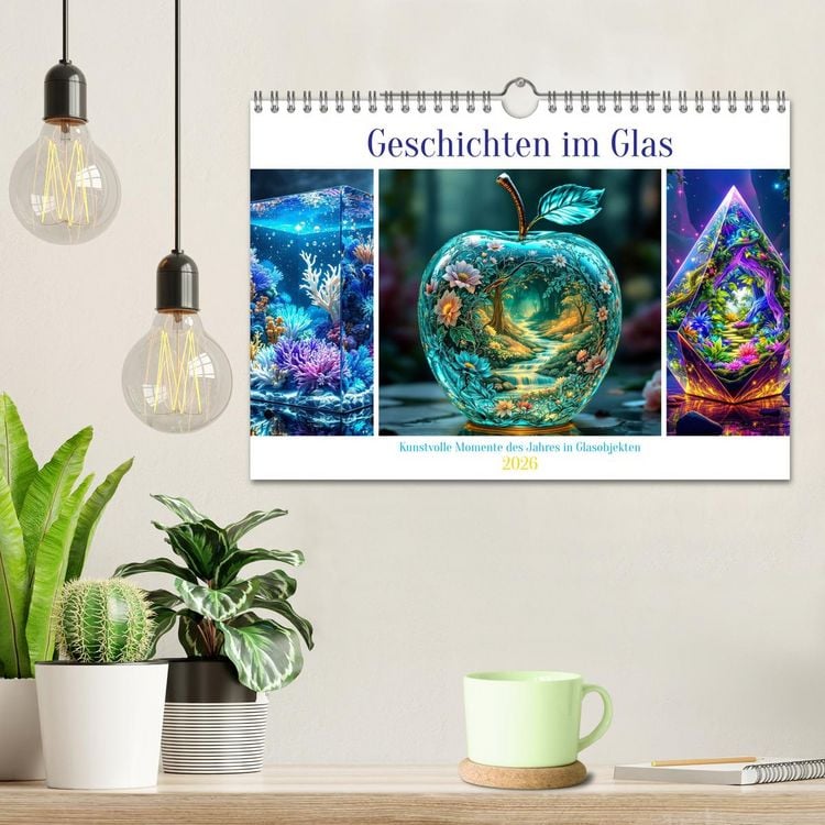 Produktbild: Geschichten im Glas (Wandkalender 2026 DIN A4 quer), CALVENDO Monatskalender