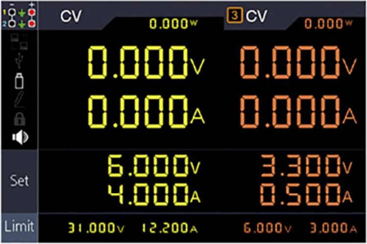 Produktbild: VOLTCRAFT DLP-3303 Labornetzger&auml;t, einstellbar 0 - 30 V 0 - 3 A 198 W RS-232, USB, LAN Slave-Funktion Anzahl Ausg&auml;nge 3 x