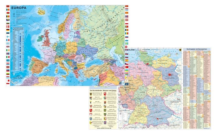 Produktbild: Deutschland und Europa f&uuml;rs B&uuml;ro