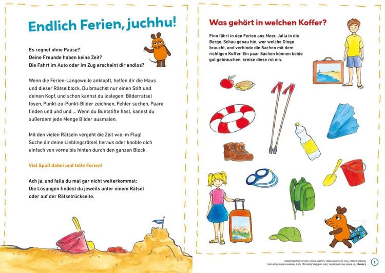Produktbild: Frag doch mal ... die Maus: Mein Ferien-R&auml;tselblock mit der Maus