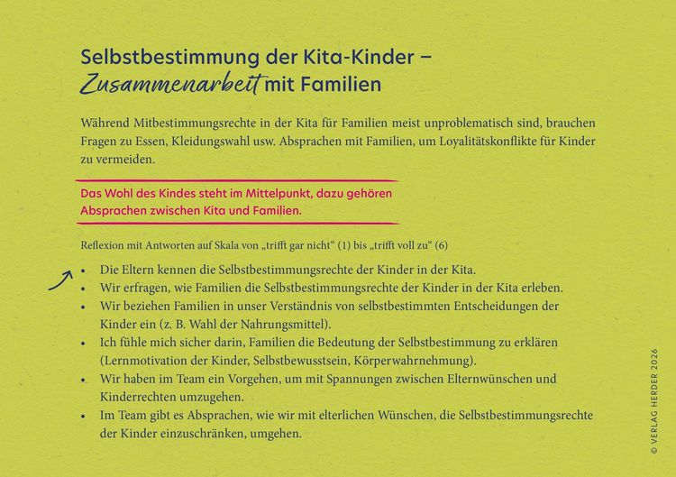 Produktbild: Partizipation in Krippe und Kita. 40 Reflexionskarten f&uuml;r die Teamarbeit