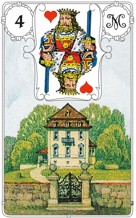 Produktbild: Lenormand Blue Owl (Silver Edition) - Marie-Anne Lenormand (English Lenormand Cards)