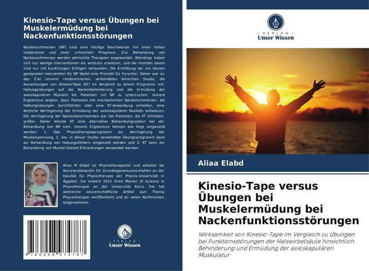 Produktbild: Kinesio-Tape versus &Uuml;bungen bei Muskelerm&uuml;dung bei Nackenfunktionsst&ouml;rungen