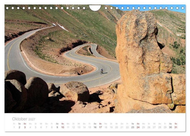 Produktbild: Colorado - H&ouml;henrausch mit dem Rennrad (Wandkalender 2027 DIN A4 quer), CALVENDO Monatskalender