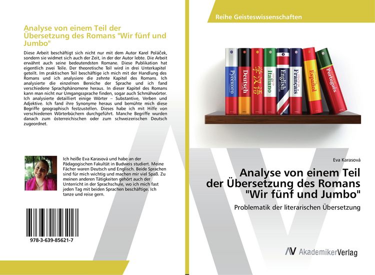Produktbild: Analyse von einem Teil der &Uuml;bersetzung des Romans "Wir f&uuml;nf und Jumbo"