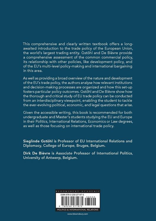 Produktbild: The Trade Policy of the European Union