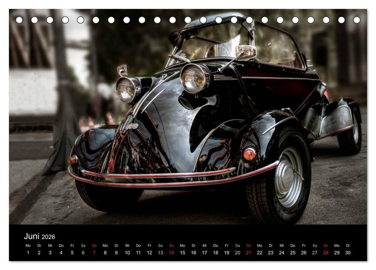 Produktbild: Faszination Oldtimer und Autolegenden (Tischkalender 2026 DIN A5 quer), CALVENDO Monatskalender