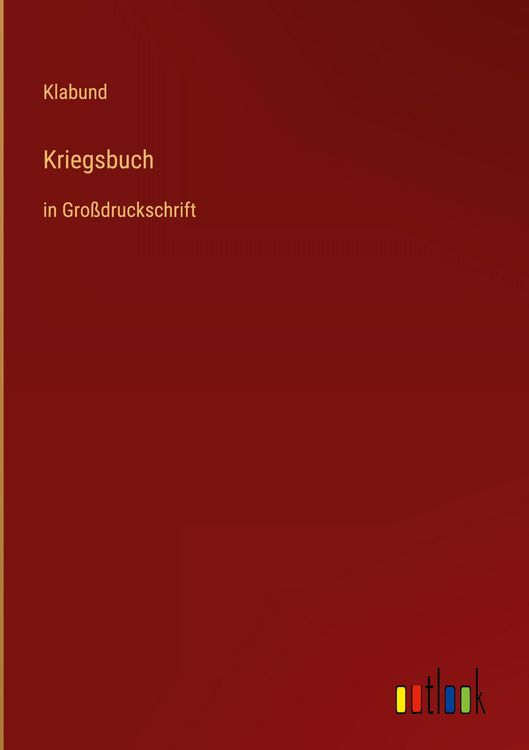 Produktbild: Kriegsbuch