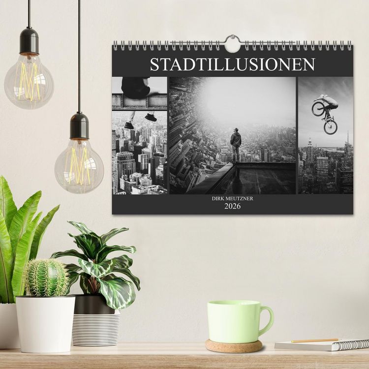 Produktbild: Stadtillusionen (Wandkalender 2026 DIN A4 quer), CALVENDO Monatskalender