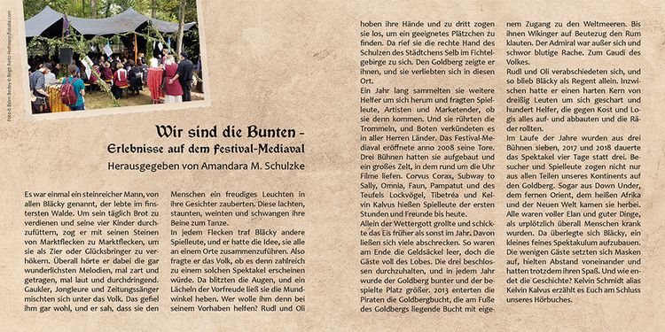 Produktbild: Wir sind die Bunten. Erlebnisse auf dem Festival-Mediaval