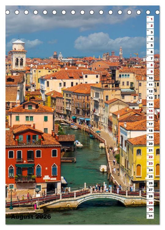 Produktbild: Sch&ouml;nes Italien. Impressionen by VogtArt (Tischkalender 2026 DIN A5 hoch), CALVENDO Monatskalender