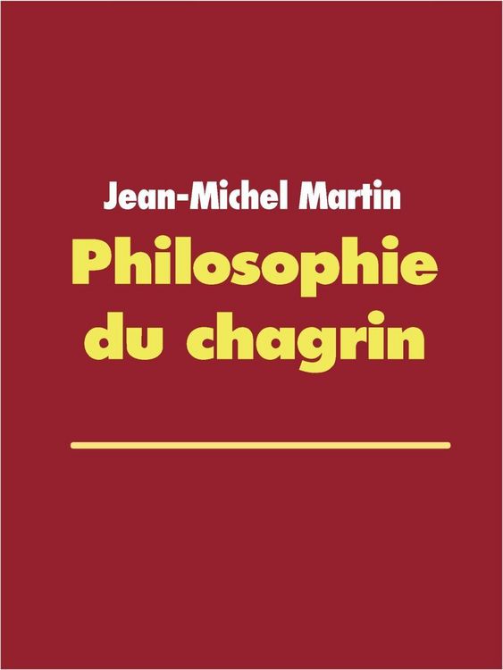 Produktbild: Philosophie du chagrin