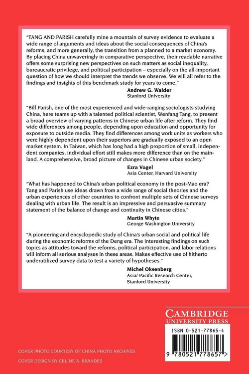 Produktbild: Chinese Urban Life Under Reform