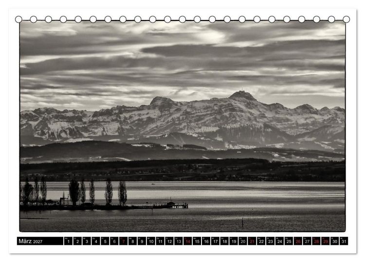 Produktbild: Boden-Seen-Sucht (Tischkalender 2027 DIN A5 quer), CALVENDO Monatskalender