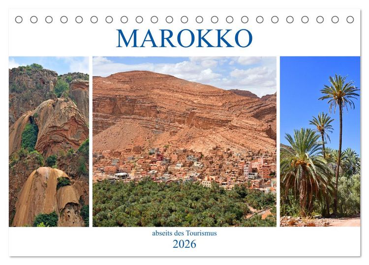 Produktbild: MAROKKO abseits des Tourismus (Tischkalender 2026 DIN A5 quer), CALVENDO Monatskalender
