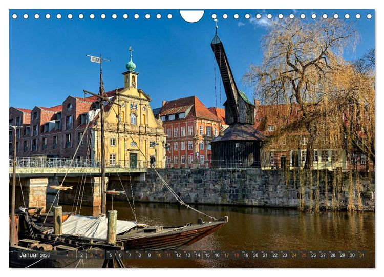Produktbild: L&Uuml;NEBURG Ein- und Ausblicke von Andreas Voigt (Wandkalender 2026 DIN A4 quer), CALVENDO Monatskalender