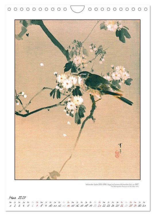Produktbild: Watanabe Seitei - Japanische Tuschmalerei (Wandkalender 2027 DIN A4 hoch), CALVENDO Monatskalender