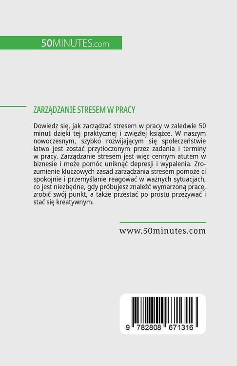 Produktbild: Zarz&iquest;dzanie stresem w pracy