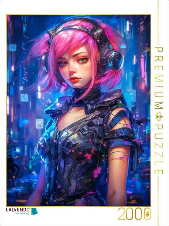 Produktbild: CALVENDO Puzzle Neon Ninja | 2000 Teile Lege-Gr&ouml;&szlig;e 90x67cm Foto-Puzzle f&uuml;r gl&uuml;ckliche Stunden