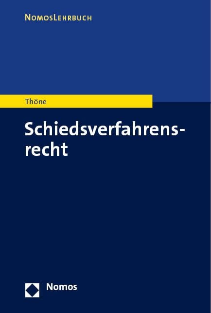 Produktbild: Schiedsverfahrensrecht