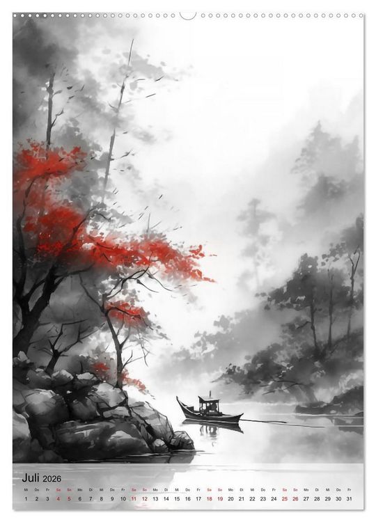 Produktbild: Ruhe im Zen (Wandkalender 2026 DIN A2 hoch), CALVENDO Monatskalender