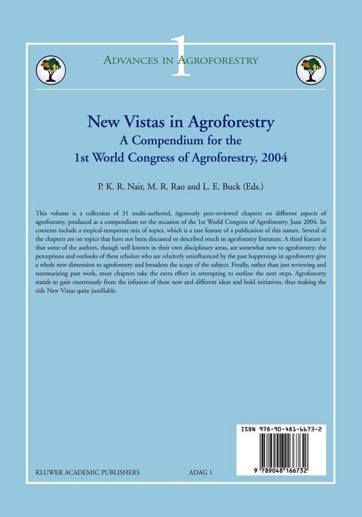 Produktbild: New Vistas in Agroforestry