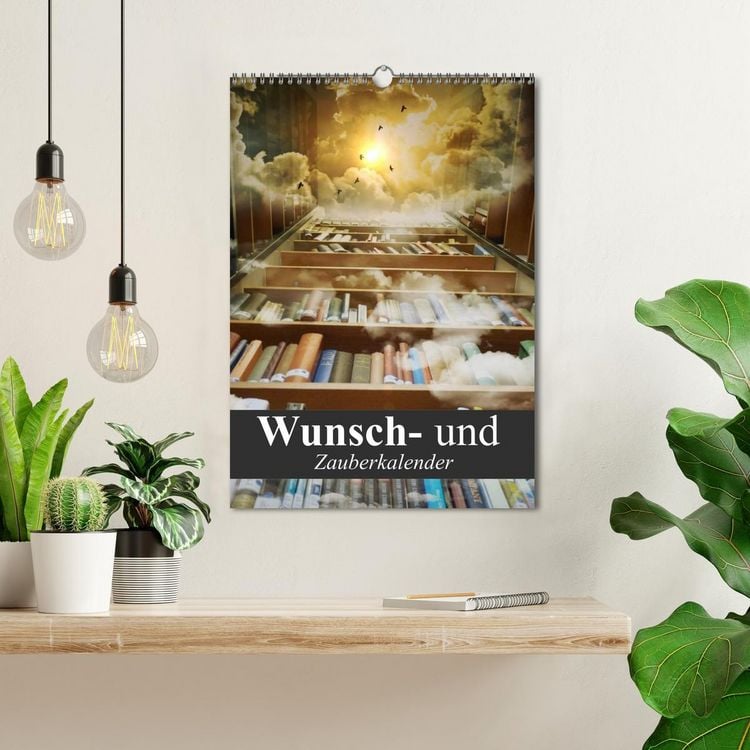 Produktbild: Wunsch- und Zauberkalender (Wandkalender 2026 DIN A3 hoch), CALVENDO Monatskalender