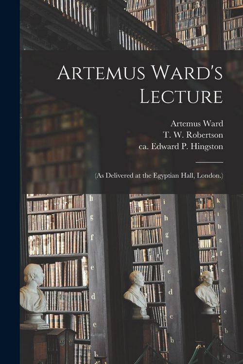 Produktbild: Artemus Ward's Lecture