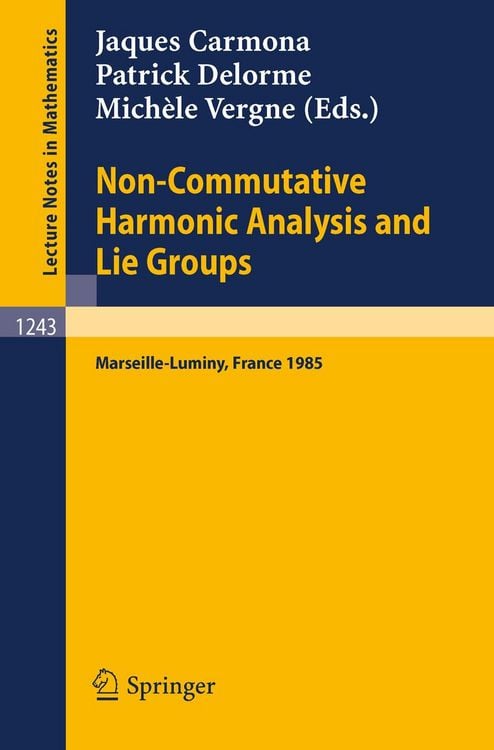 Produktbild: Non-Commutative Harmonic Analysis and Lie Groups