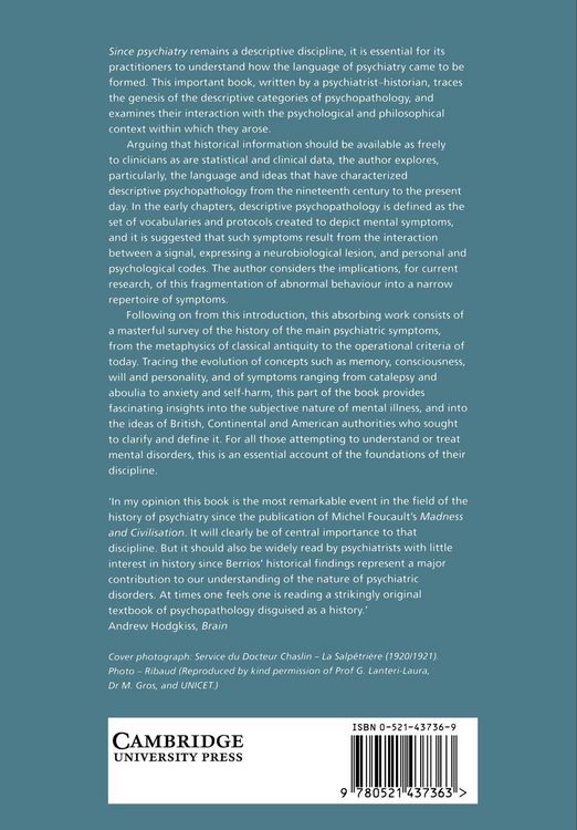 Produktbild: The History of Mental Symptoms