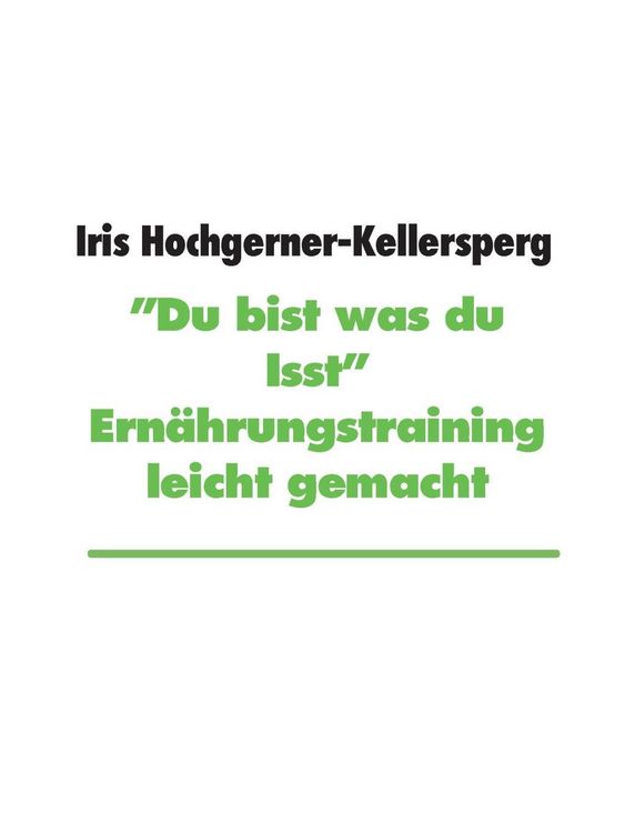 Produktbild: "Du bist was du isst"